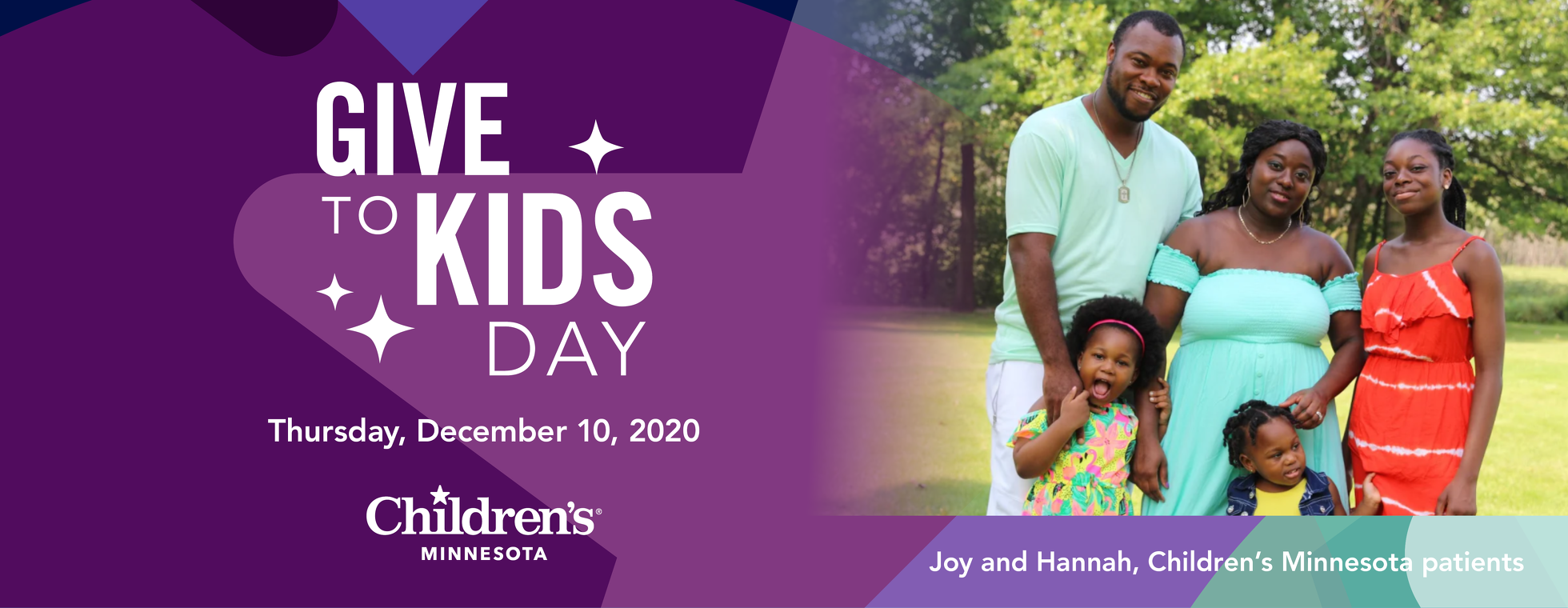 December 2020 Give to Kids Day